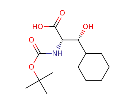 (2S,3R)-2-(t-butoxycarbonylamino)-3-cyclohexyl-3-hydroxypropanoic acid