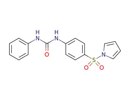 N-(4-((1H-pyrrol-1-yl)sulfonyl)phenyl)-N'-phenylurea