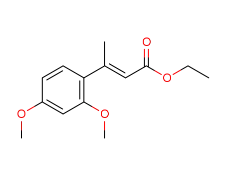 Molecular Structure of 1376711-04-4 ((E)-ethyl 3-(2,4-dimethoxyphenyl)but-2-enoate)