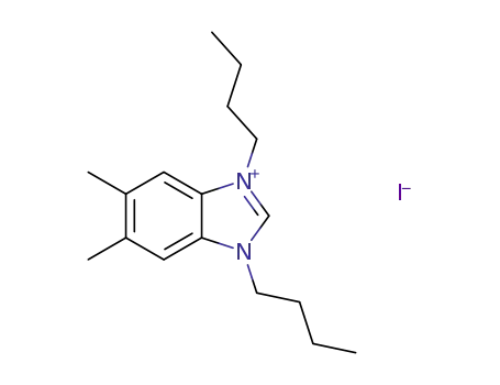 Molecular Structure of 1382354-48-4 (1,3-dibutyl-5,6-dimethylbenzimidazolium iodide)