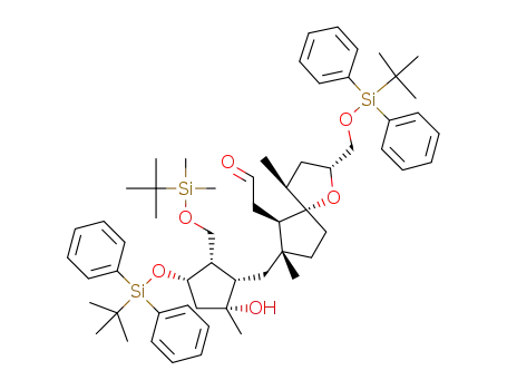[(2R,4S,5S,6R,7R)-7-[((1S,2R,4S,5S)-5-tert-butyldimethylsilyloxymethyl-4-tert-butyldiphenylsilyloxy-2-hydroxy-2-methylcyclopentyl)methyl]-2-tert-butyldiphenylsilyloxymethyl-4,7-dimethyl-1-oxaspiro[4.4]non-6-yl]acetaldehyde