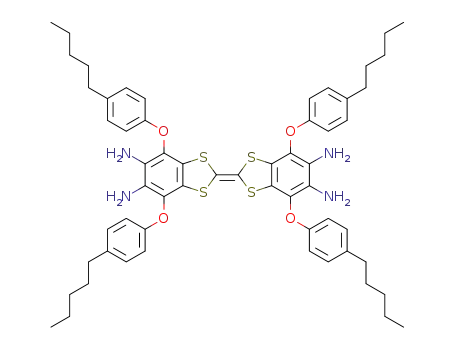 2-[5,6-diamino-4,7-bis(4-pentylphenoxy)-1,3-benzodithiol-2-ylidene]-4,7-bis(4-pentylphenoxy)-1,3-benzodithiole-5,6-diamine