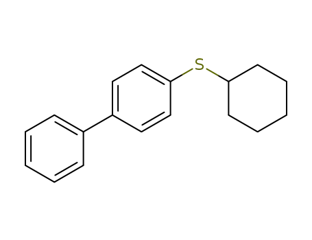 Molecular Structure of 129125-87-7 (biphenyl-4-yl(cyclohexyl)sulfane)