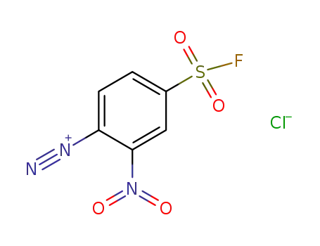 C<sub>6</sub>H<sub>3</sub>FN<sub>3</sub>O<sub>4</sub>S<sup>(1+)</sup>*Cl<sup>(1-)</sup>
