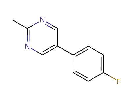 피리미딘, 5-(4-플루오로페닐)-2-메틸-(9CI)