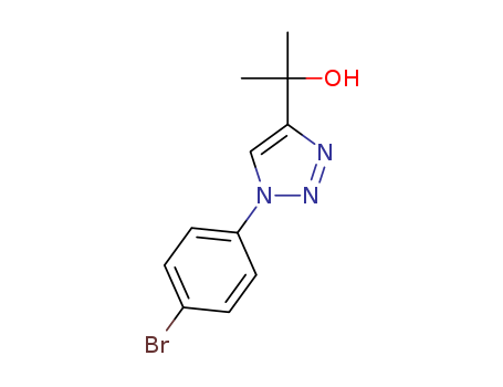 2-(1-(4-Bromophenyl)-1H-1,2,3-triazol-4-yl)propan-2-ol