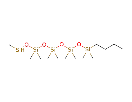 Molecular Structure of 121263-53-4 (1-butyl-9-hydro-1,1,3,3,5,5,7,7,9,9-decamethyl pentasiloxane)
