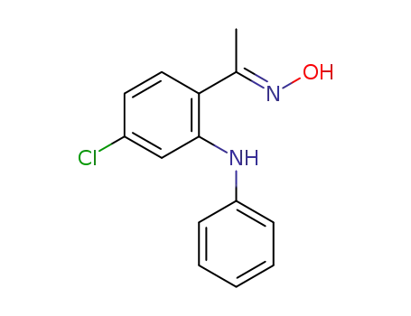 (E)-1-(4-chloro-2-(phenylamino)phenyl)ethanone oxime
