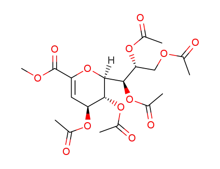 Methyl4,5,7,8,9-penta-O-acetyl-2,6-anhydro-3-deoxy-D-glycero-D-galacto-non-2-enonate