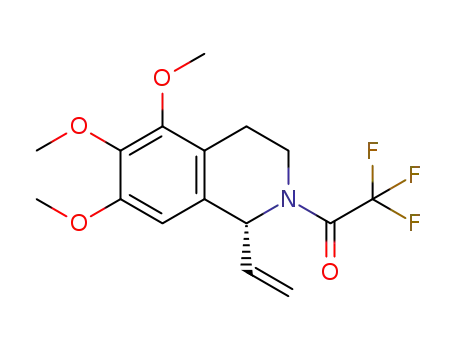 (R)-1-ethenyl-2-trifluoroacetyl-5,6,7-trimethoxy-1,2,3,4-tetrahydroisoquinoline