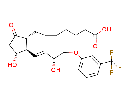 5-Heptenoic acid,7-[3-hydroxy-2-[3-hydroxy-4-[3-(trifluoromethyl)phenoxy]-1-butenyl]-5-oxocyclopentyl]-,[1R-[1a(Z),2b(1E,3R*),3a]]- (9CI)
