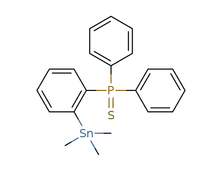 2-Me<sub>3</sub>SnC<sub>6</sub>H<sub>4</sub>P(S)Ph<sub>2</sub>