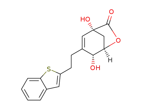 (1R,4R,5R)-3-(2-(benzo[b]thiophen-2-yl)ethyl)-1,4-dihydroxycyclohex-2-en-1,5-carbolactone