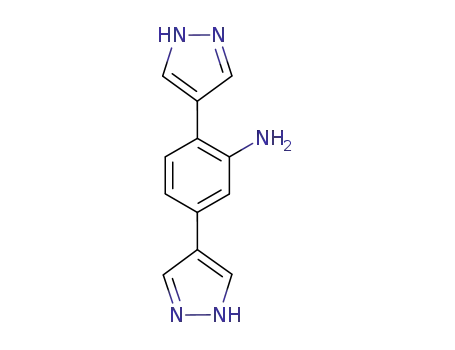 2-amino-1,4-bis(1-H-pyrazol-4-yl)benzene
