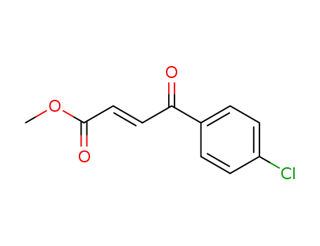 Molecular Structure of 32149-26-1 (METHYL (E)-4-(4-CHLOROPHENYL)-4-OXO-2-BUTENOATE)