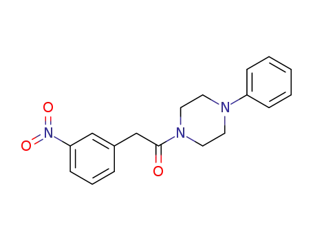 2-(3-nitrophenyl)-1-(4-phenylpiperazin-1-yl)ethanone