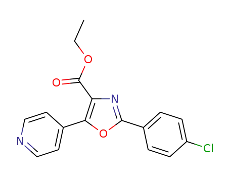 ethyl [2-(4-chlorophenyl)-5-(pyridin-4-yl)]oxazole-4-carboxylate