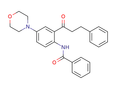 1-[5-(morpholin-4-yl)-2-benzoylaminophenyl]-3-phenylpropan-1-one