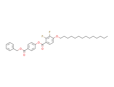 4-(benzyloxycarbonyl)phenyl 4-tetradecyloxy-2,3-difluorobenzoate