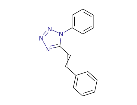 1H-Tetrazole, 1-phenyl-5-(2-phenylethenyl)-