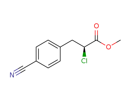 (S)-methyl 2-chloro-3-(4-cyanophenyl)propanoate