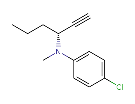 4-chloro-N-(1-hexyn-3-yl)-N-methylaniline
