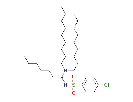 N'-(4-chlorophenylsulfonyl)-N,N-dinonylheptanamidine
