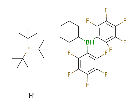 C<sub>12</sub>H<sub>27</sub>P*C<sub>18</sub>H<sub>12</sub>BF<sub>10</sub><sup>(1-)</sup>*H<sup>(1+)</sup>