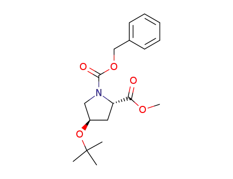 Molecular Structure of 146951-99-7 (Z-Hyp(tBu)-OMe)