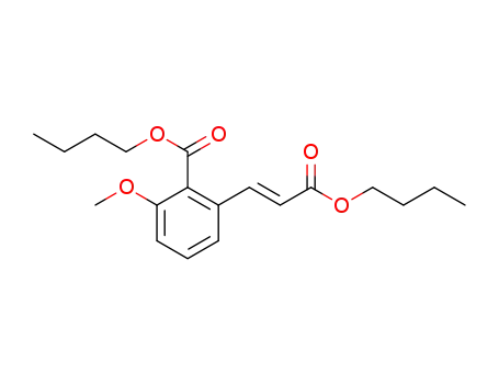 (E)-n-butyl 2-(3-n-butoxy-3-oxoprop-1-en-1-yl)-6-methoxybenzoate