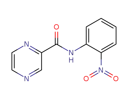 Molecular Structure of 2604-91-3 (N-(2-nitrophenyl)pyrazine-2-carboxamide)