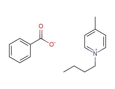 Pyridinium, 1-butyl-4-methyl-, benzoate (1:1)