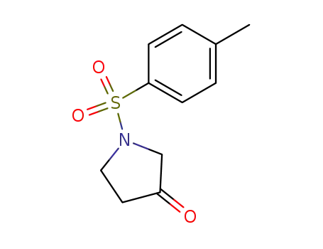 Molecular Structure of 73696-28-3 (1-Tosyl-3-pyrrolidinone)