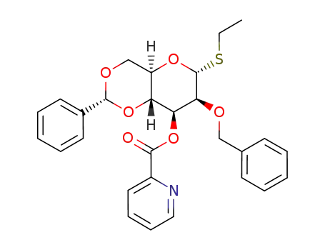 ethyl 2-O-benzyl-4,6-O-benzylidene-3-O-picoloyl-1-thio-α-D-mannopyranoside