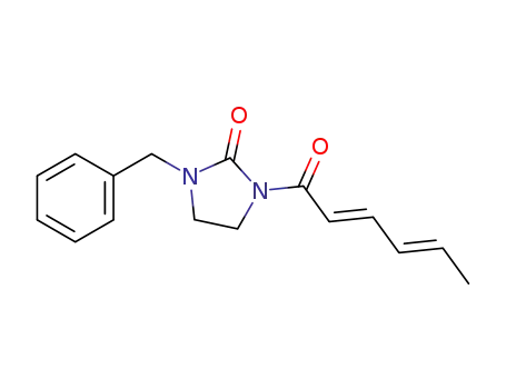 1-[(2E, 4E)-hexadienoyl]-3-benzyl-imidazolidin-2-one