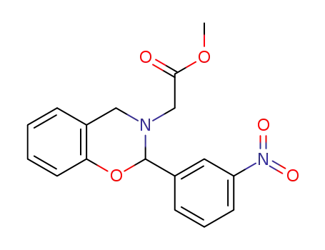 methyl 2-(2-(3-nitrophenyl)-2H-1,3-benzoxazin-3(4H)-yl)acetate