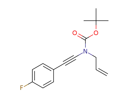 N-allyl-N-tert-butoxycarbonyl-(4-fluorophenyl)ethynylamine