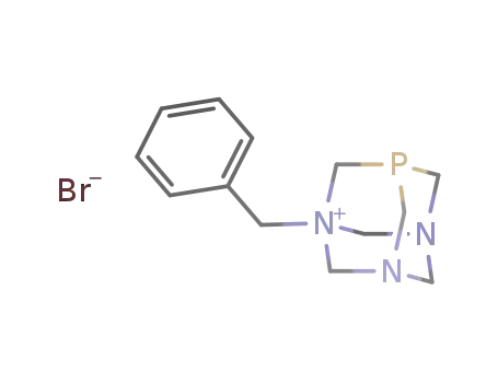 1-benzyl-3,5-diaza-1-azonia-7-phosphatricyclo[3.3.1.1(3,7)]decane bromide