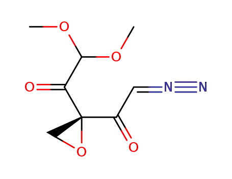 (S)-1-diazo-3-epoxy-5,5-dimethoxypenta-2,4-dione