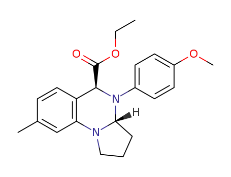 (3aR,5S)-ethyl 4-(4-methoxyphenyl)-8-methyl-1,2,3,3a,4,5-hexahydropyrrolo[1,2-a]quinazoline-5-carboxylate