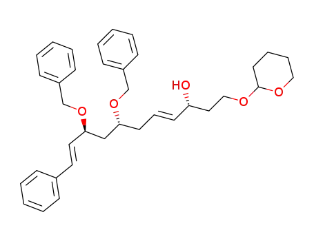 (3R,4E,7R,9S,10E)-7,9-di(benzyloxy)-11-phenyl-1-(tetrahydro-2H-2-pyranyloxy)-4,10-undecadien-3-ol