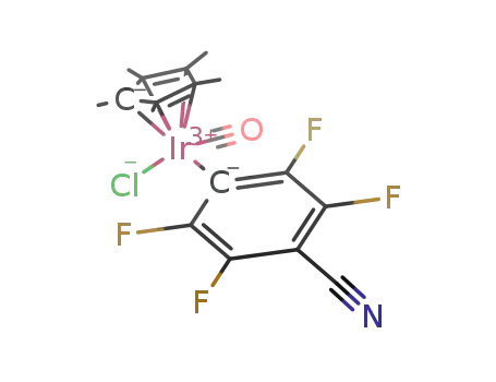 Cp*Ir(CO)(C<sub>6</sub>F<sub>4</sub>CN)(Cl)