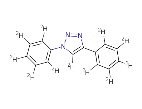 5-deutero-1,4-diphenyl-D<SUB>10</SUB>-1H-1,2,3-triazole