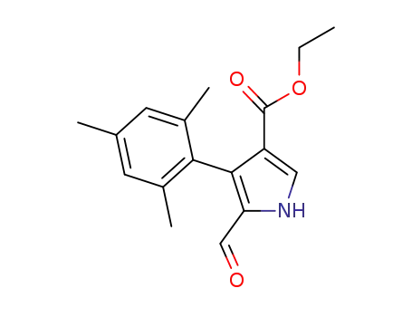 4-(ethoxycarbonyl)-2-formyl-3-mesitylpyrrole