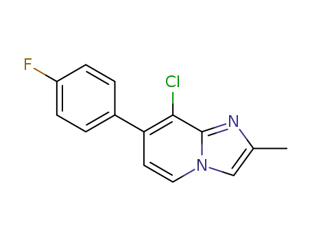 8-chloro-7-(4-fluorophenyl)-2-methylimidazo[1,2-a]pyridine