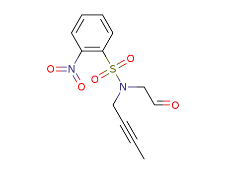 N-but-2-ynyl-2-nitro-N-(2-oxoethyl)benzenesulfonamide