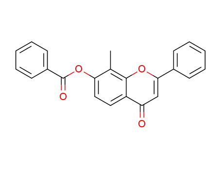 8-methyl-4-oxo-2-phenyl-4H-chromen-7-yl benzoate
