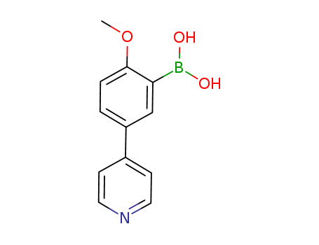 2-METHOXY-5-(PYRIDIN-4-YL)PHENYLBORONIC ACID