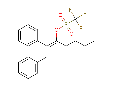 (Z)-1,2-diphenylhept-2-en-3-yl trifluoromethanesulfonate