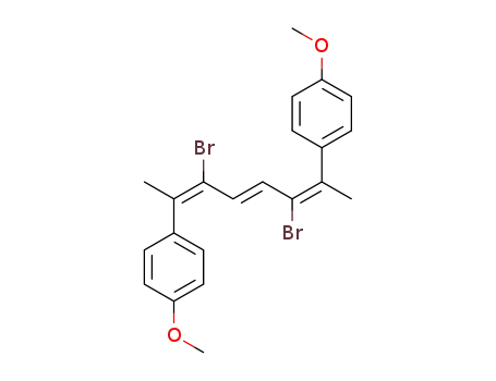 4,4'-((2E,4E,6E)-3,6-dibromoocta-2,4,6-triene-2,7-diyl)bis(methoxybenzene)